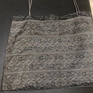 100% SILK lace body Camisole size 10 Ellen Tracy